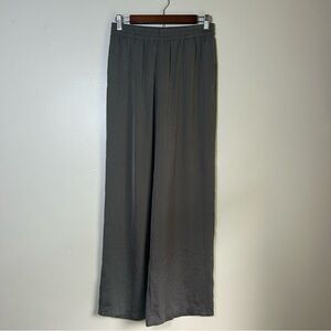 Barefoot Dreams Women's Lounge Pants Wide Leg Elastic Waist Charcoal Gray Size S